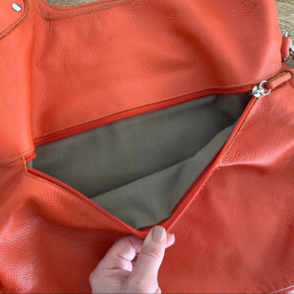 | foley + corinna leather convertible hobo tote bag | - Picture 9 of 10